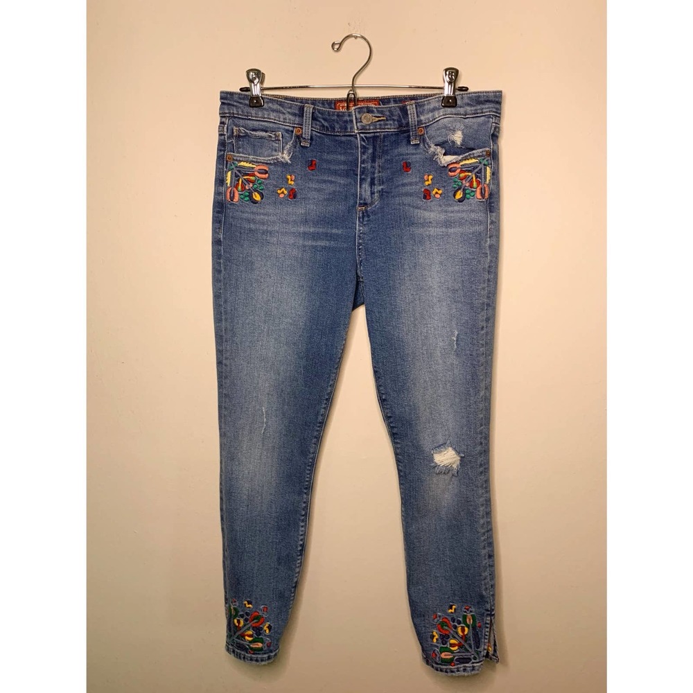 Lucky Brand Floral Jeans